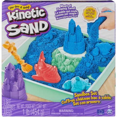 Kinetic Sand Sand Box Blauw