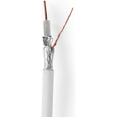 Nedis CSBG4050WT500 Coaxkabel 4g / Lte-bestendig 50,0 M Giftbox Wit