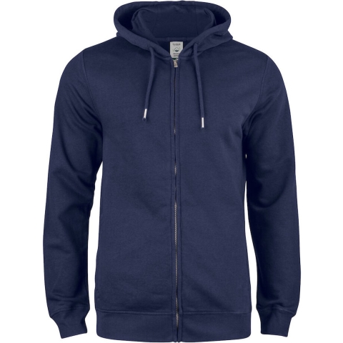 Clique 021004 Premium OC Hoody FZ - Dark Navy - M