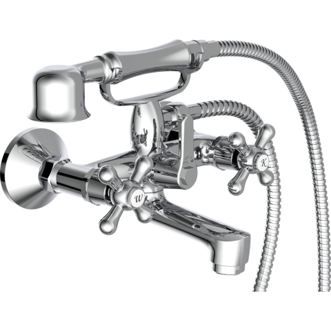 Schutte ELK tweegreepskraan bad | chroom 
 - 33530 - 33530