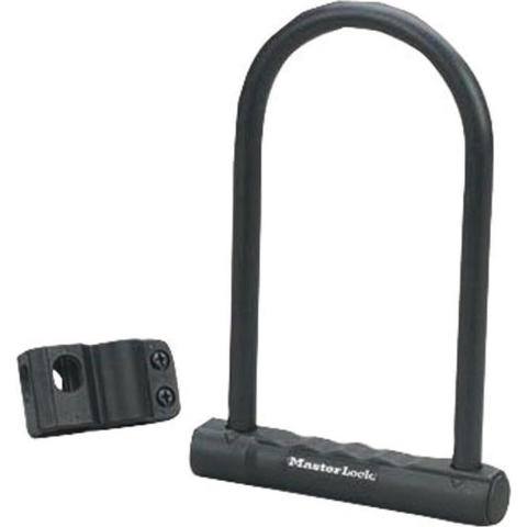Masterlock U bar with steel shackle 200mm x 100mm x Æ 12mm w/2 keyscolour : blac - 8170EURDPRO