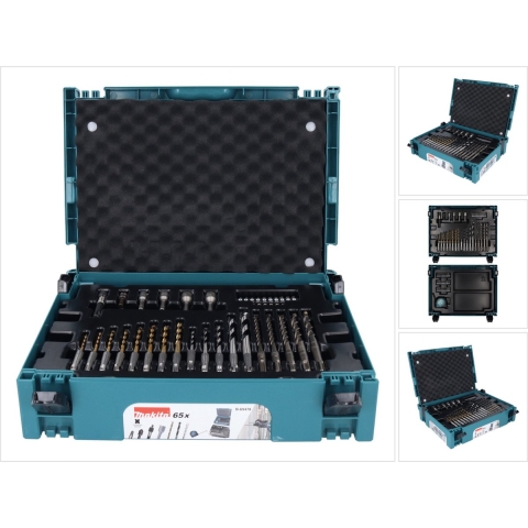 Makita B-69478 Boor- en Schroefbitset 65-delig in Mbox