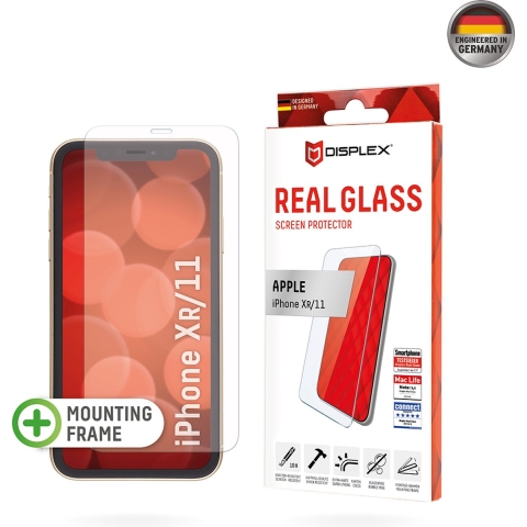DISPLEX Real 01141 Screenprotector (glas) Apple iPhone XR, iPhone 11 1 stuk(s) Krasvast