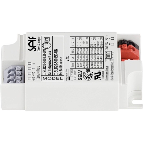 Self Electronics SLD20-500IBD-UN LED-transformator 20 W 0.5 A 8 - 40 V Dimbaar 1 stuk(s)