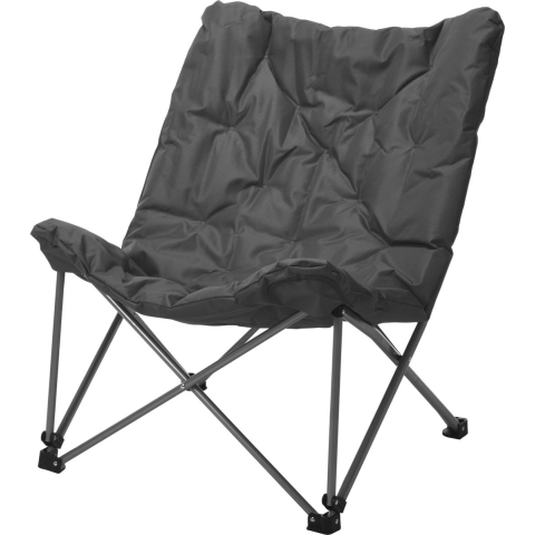 Campingstoel opvouwbaar grijs