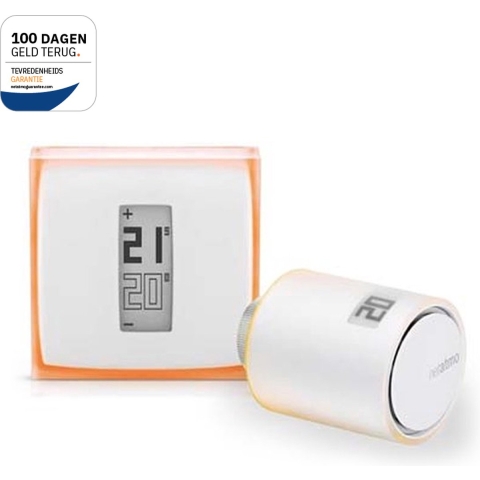Netatmo Slimme Thermostaat + 1 Slimme Radiatorknop