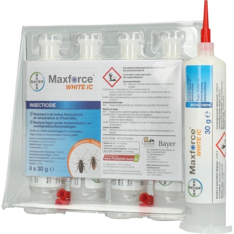 Maxforce White IC Kakkerlakken Gel 4x30g
