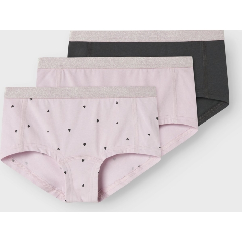 Name It Hipsters - 3-pack - Noos - NkfHipsters - Winsome Orchid/ - Name It - 7-8 jaar (122-128) - Hipsters