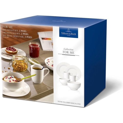 VILLEROY & BOCH - For Me - Serviesset Ontbijt 2 persoons 6-dlg