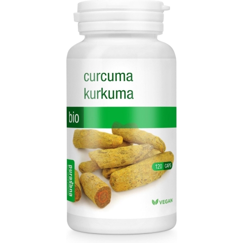 Gratis Verzending: Purasana Kurkuma Bio 120 Capsules