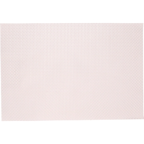 10x Rechthoekige placemats lichtroze parelmoer glans geweven 29 x 43 cm -