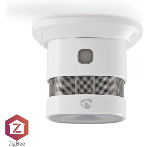 Nedis ZBDS10WT Smartlife Rookmelder Zigbee 3.0 Batterij Gevoed Levenscyclus Sensor: 10 Jaar En 14604 Android / Ios 85 Db Wit 1 Stuks