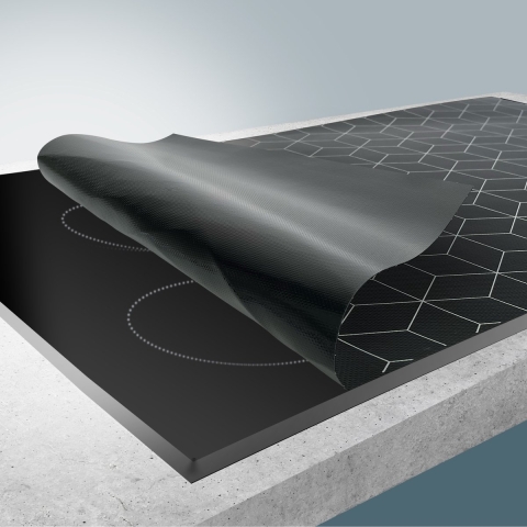 Scanpart Inductie Beschermmat 90x52 cm Zwart/Siliconen
