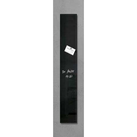 Sigel SI-GL100 Glasmagneetbord Artverum 120x780x15mm Zwart