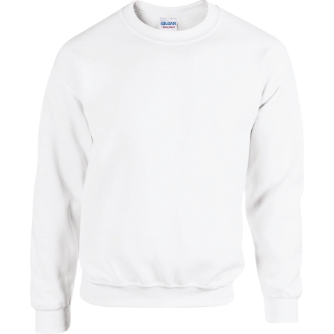 Gildan G18000 Heavy Blend™ Adult Crewneck Sweatshirt - White - L