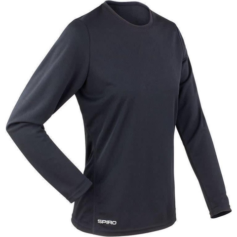Spiro RT254F Women´s Quick Dry Shirt - Black - L (40)