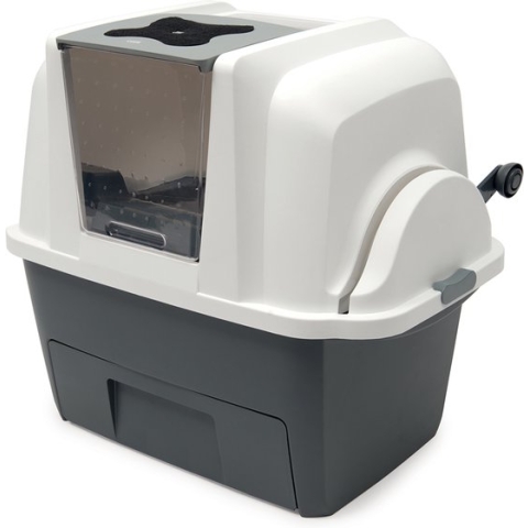 Catit Kattenbak - Incl. 4 Afvalzakken - Grijs/Wit - 67 x 48 x 46 cm