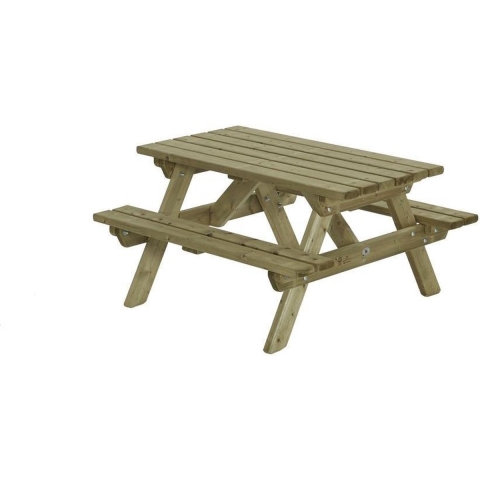 Kinderpicknicktafel 120x115 - Talen buitenmeubelen