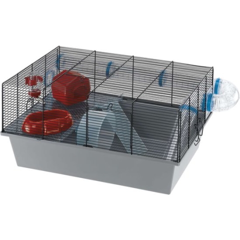 Ferplast-Hamsterkooi-Milos-Large-58x38x30,5-cm-grijs
