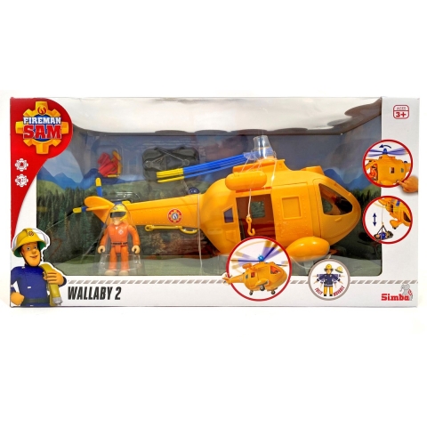 Simba Brandweerman Sam Wallaby II Speelset + Licht en Geluid