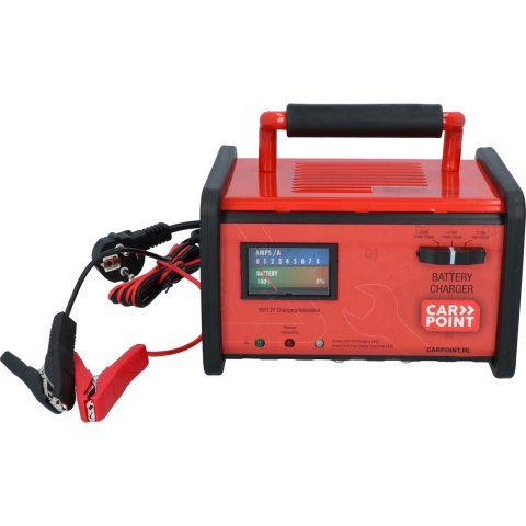 Carpoint Auto acculader 6/12 Volt - Voor het opladen van Lood en Gelaccu's
