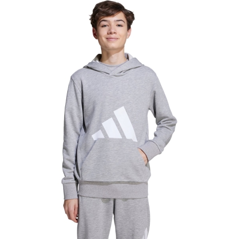 adidas Performance Hoodie - J BL FT HD 280 - Mgrijs/White - adidas Performance - 14 jaar (164) - Hoodie