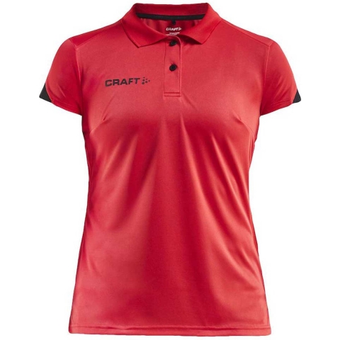 Craft 1908226 Pro Control Impact Polo W - Bright Red/Black - L