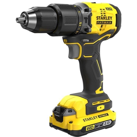 Stanley FATMAX SFMCD715D2K V20 18V BL Schroefklopboor | 2x 2.0Ah - SFMCD715D2K-QW