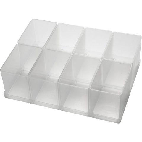 Raaco Inzetbakje 80 BA8-1, (8st.) op tray - 136501 - 136501