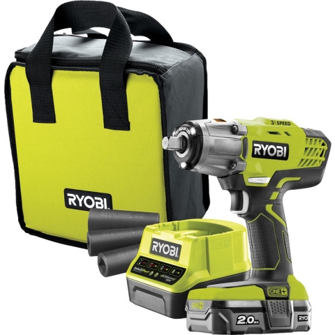 Ryobi R18IW3-120S 18v Slagmoersleutel met 1 accu 2.0Ah - 5133003574