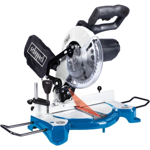 Scheppach HM80L Afkortzaagmachine - 1500 watt 230v 3901105915