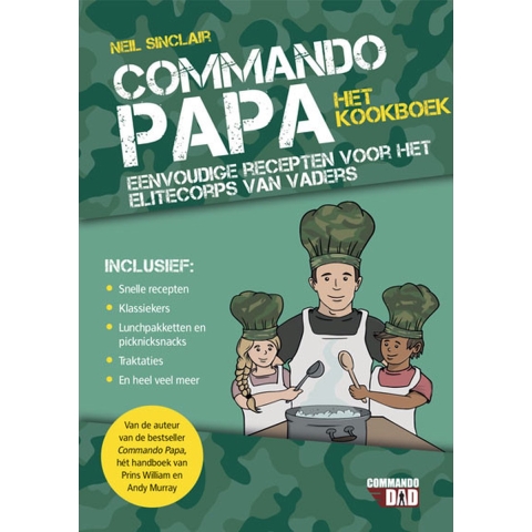 Commando papa-het kookboek (Hardback)