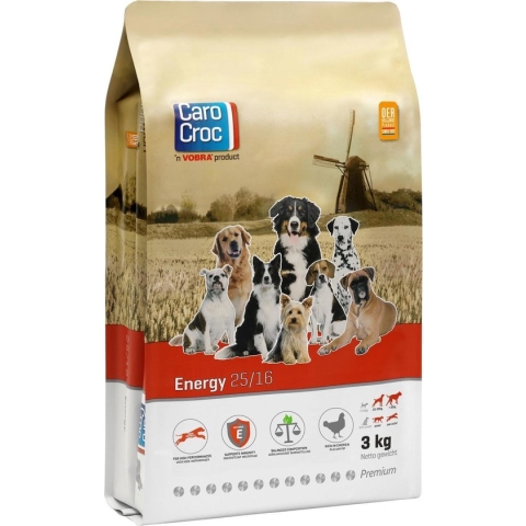 Carocroc Energy 25/16 - Hondenvoer - 3 kg
