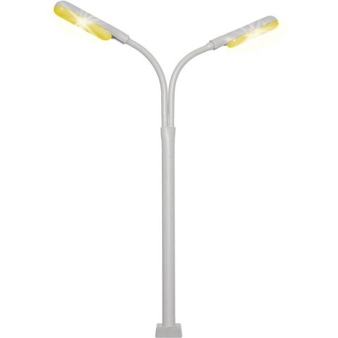 Viessmann Modelltechnik H0 Straatlantaarn Dubbel Kant-en-klaar model 60951 1 stuk(s)
