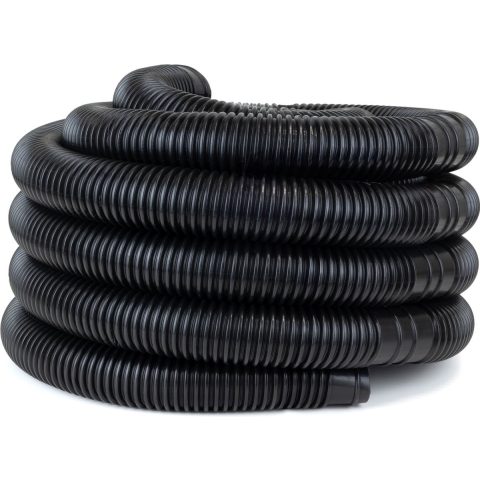 W'eau Zwembadslang zwart 38 mm - 25 meter - W'eau