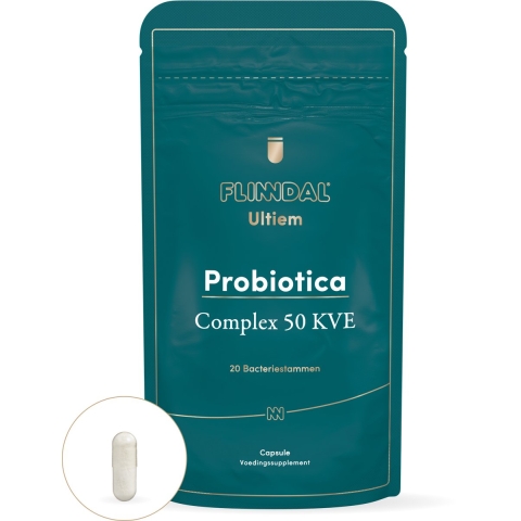 Ultiem Probiotica Complex 50 KVE 90 capsules - 90 Capsules - Flinndal