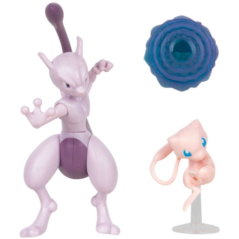 Pokémon Battle Figuren Mew en Mewtwo
