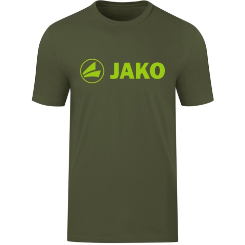 JAKO 6160K T-Shirt Promo Kids - Kaki/Fluogroen - 140