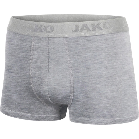 JAKO 6205 Boxershort Premium - 2-Pack - Grijs Gemeleerd - L