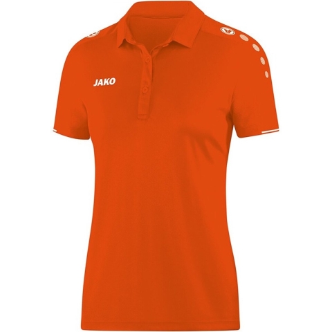 JAKO 6350D Polo Classico Dames - Fluo Oranje - 42