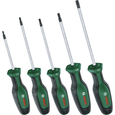 Bosch Groen Schroevendraaierset Torx 5-stuks - 1600A02BX6