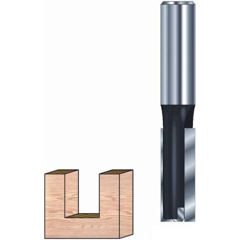 ENT Groeffrees HM 16x60x110mm met HM grondme, Kolf 12mm - 7911141 - 7911141