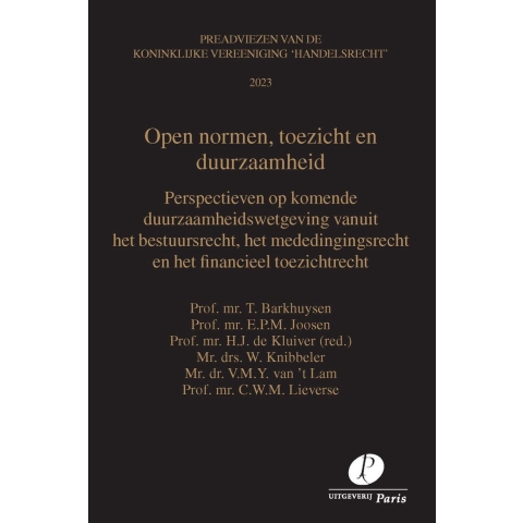 Open normen, toezicht en duurzaamheid (Paperback)