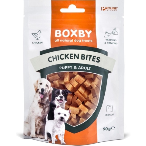 Proline Boxby Chicken Bites - Kip -  Hondensnack - 90 g