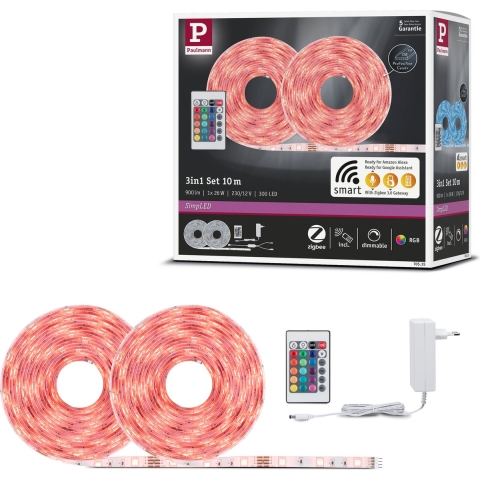 Paulmann 70535 LED-strip complete set 230 V 10 m RGB 1 set(s)