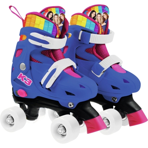 K3 rolschaatsen maat 34/37 - regenboog - met verstelbare schoen