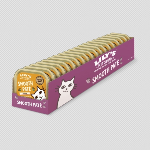 Lily's Kitchen Paté kip natvoer kat 2 trays ( 38 x 85 g)