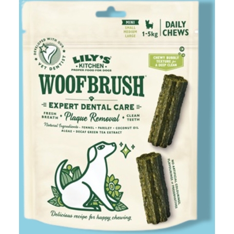 Lily's Kitchen Woofbrush Dental kauwsticks hondensnacks L x4