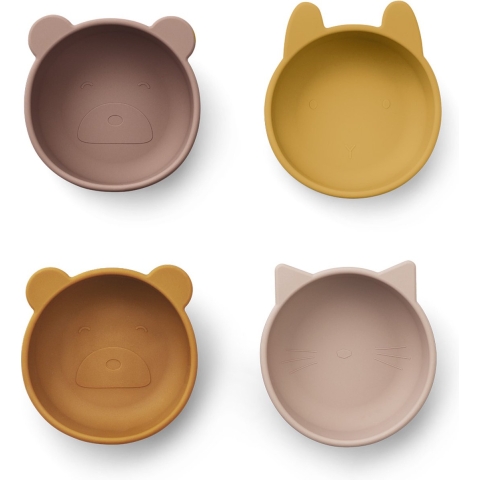 Liewood Kommen - Silicone - Iggy - 4-pack - Rose Mix - Liewood - OneSize - Kom