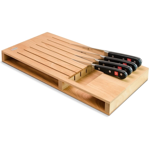 Wusthof - Messenblok Lade 43 x 22 x 4 cm - Rode beuk